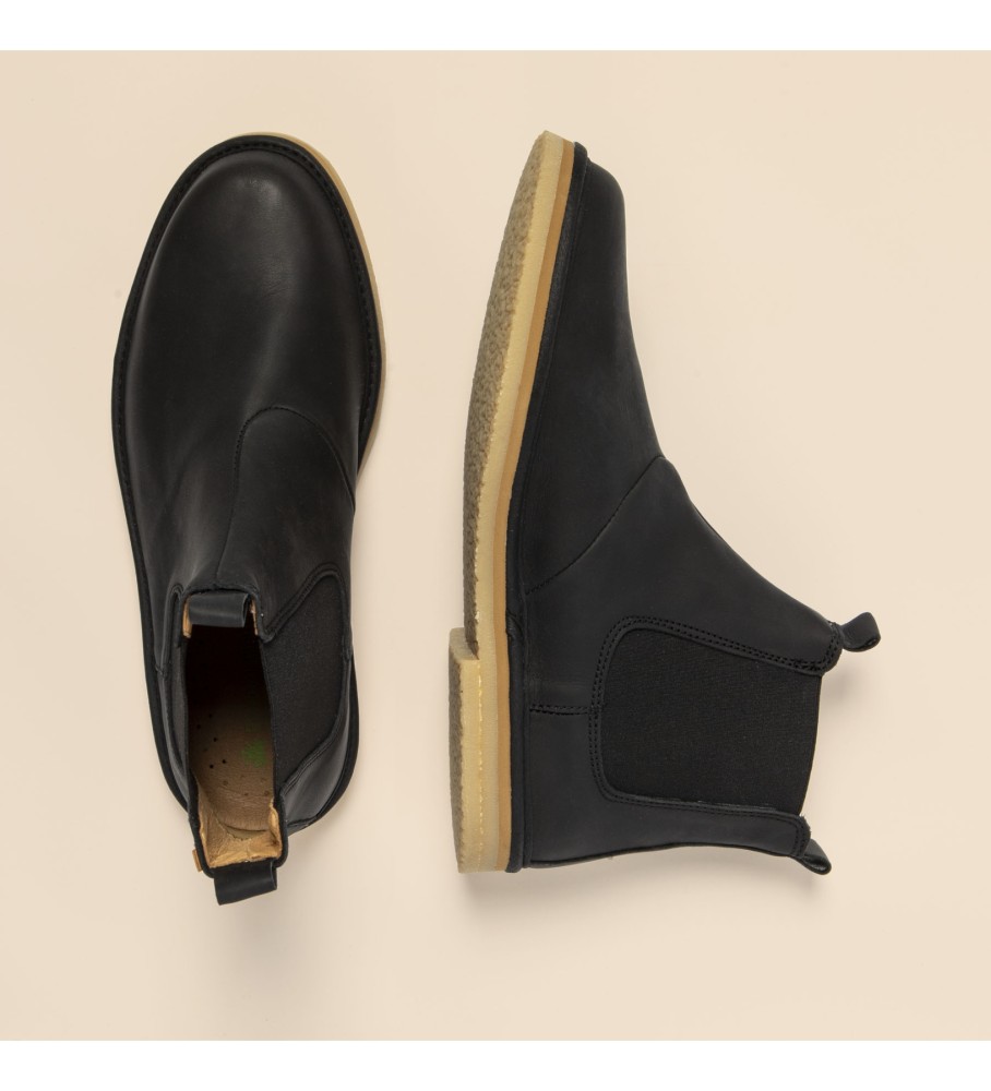 Botas de couro Naturalist N5951 Lumbier pretas