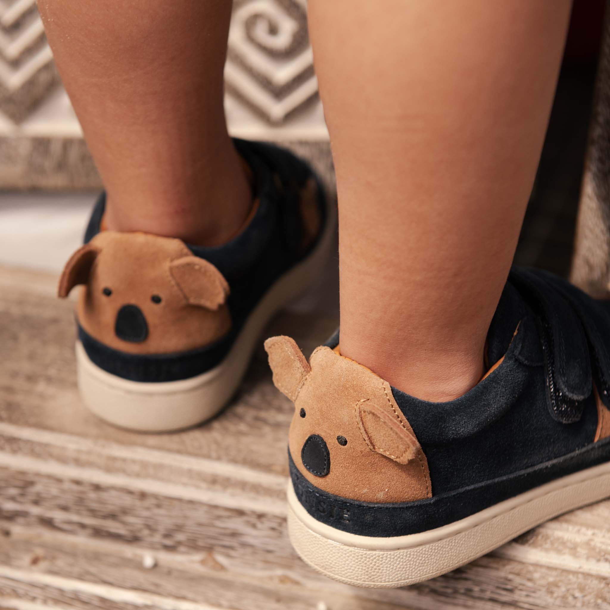 Schuhe Rinou Koala Navy Suede