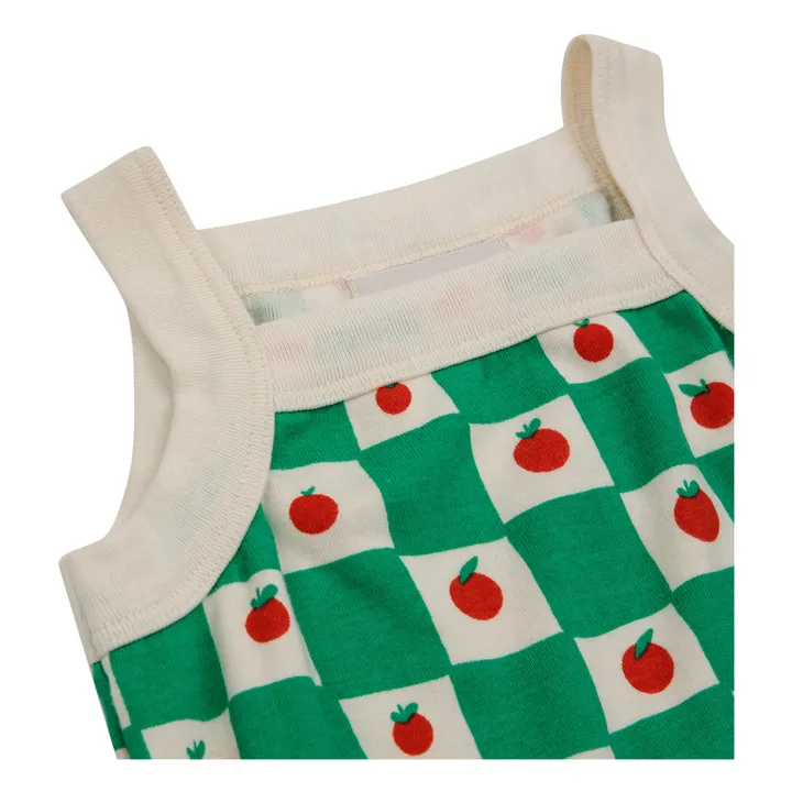 Bobo Choses Body à Bretelles Coton Bio Tomates | Vert