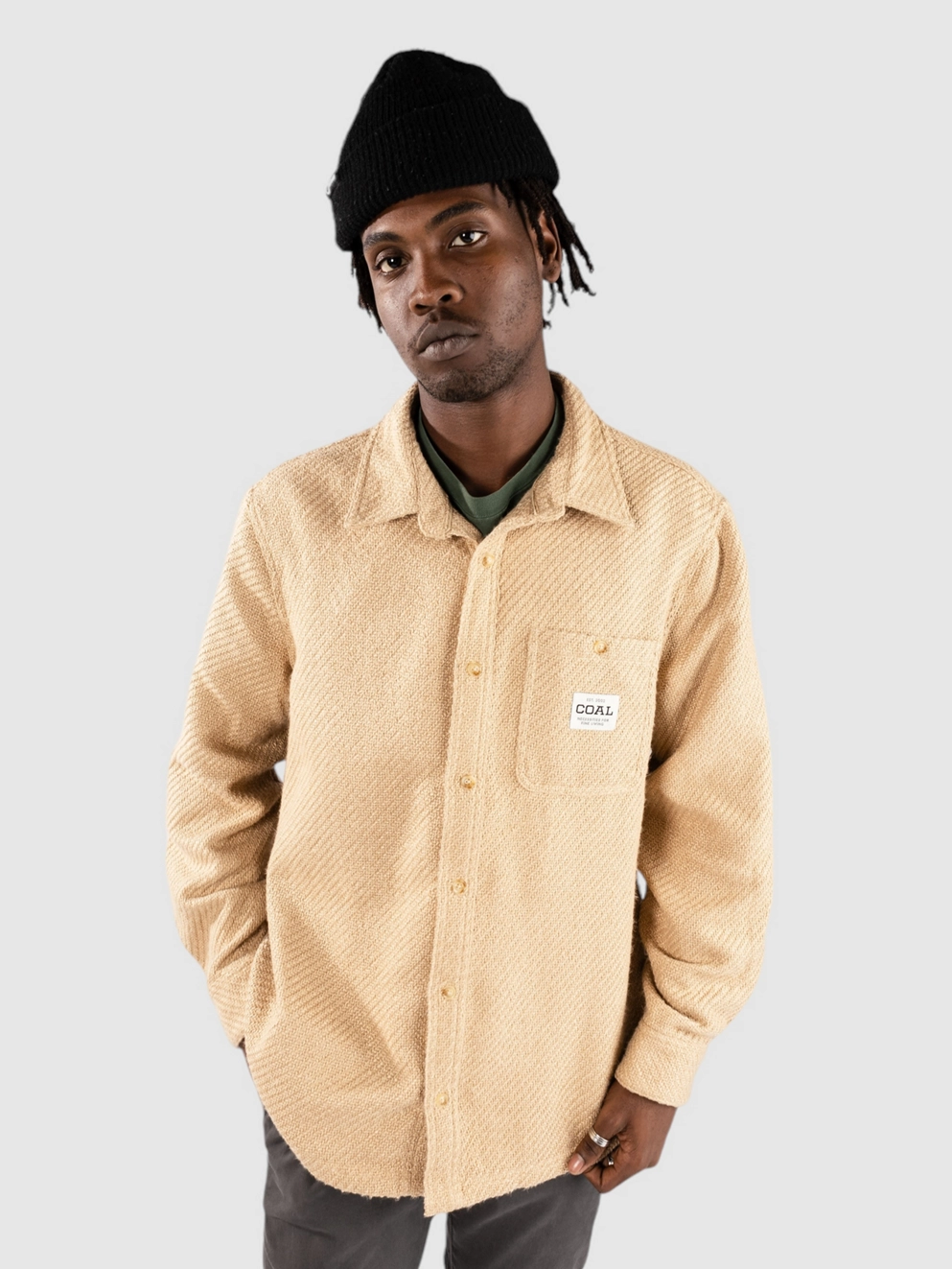 Coal Jackson Shirt irish cream