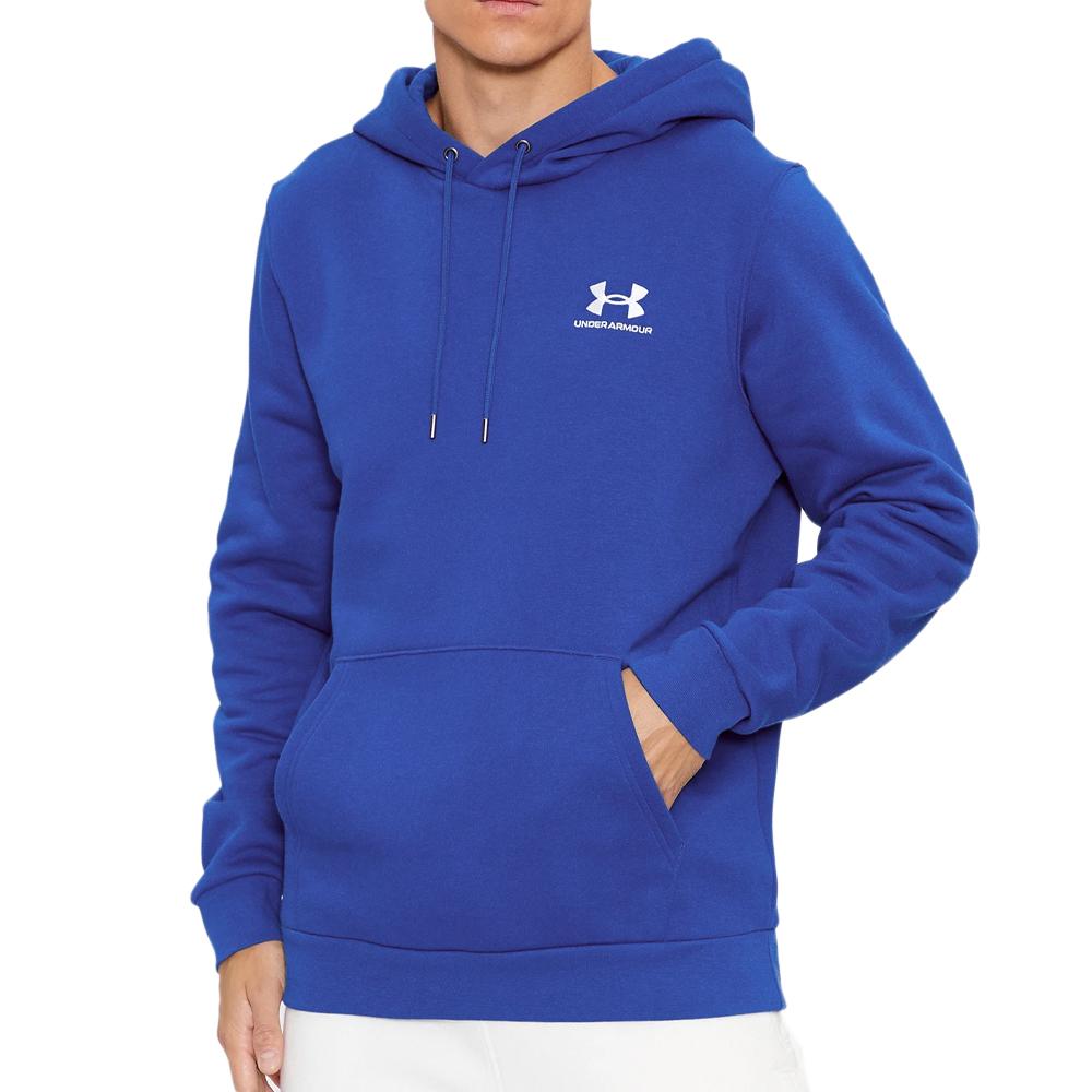 Under Armour Sweat à Capuche Bleu Homme Under Armour Essential Fleece Hoodie