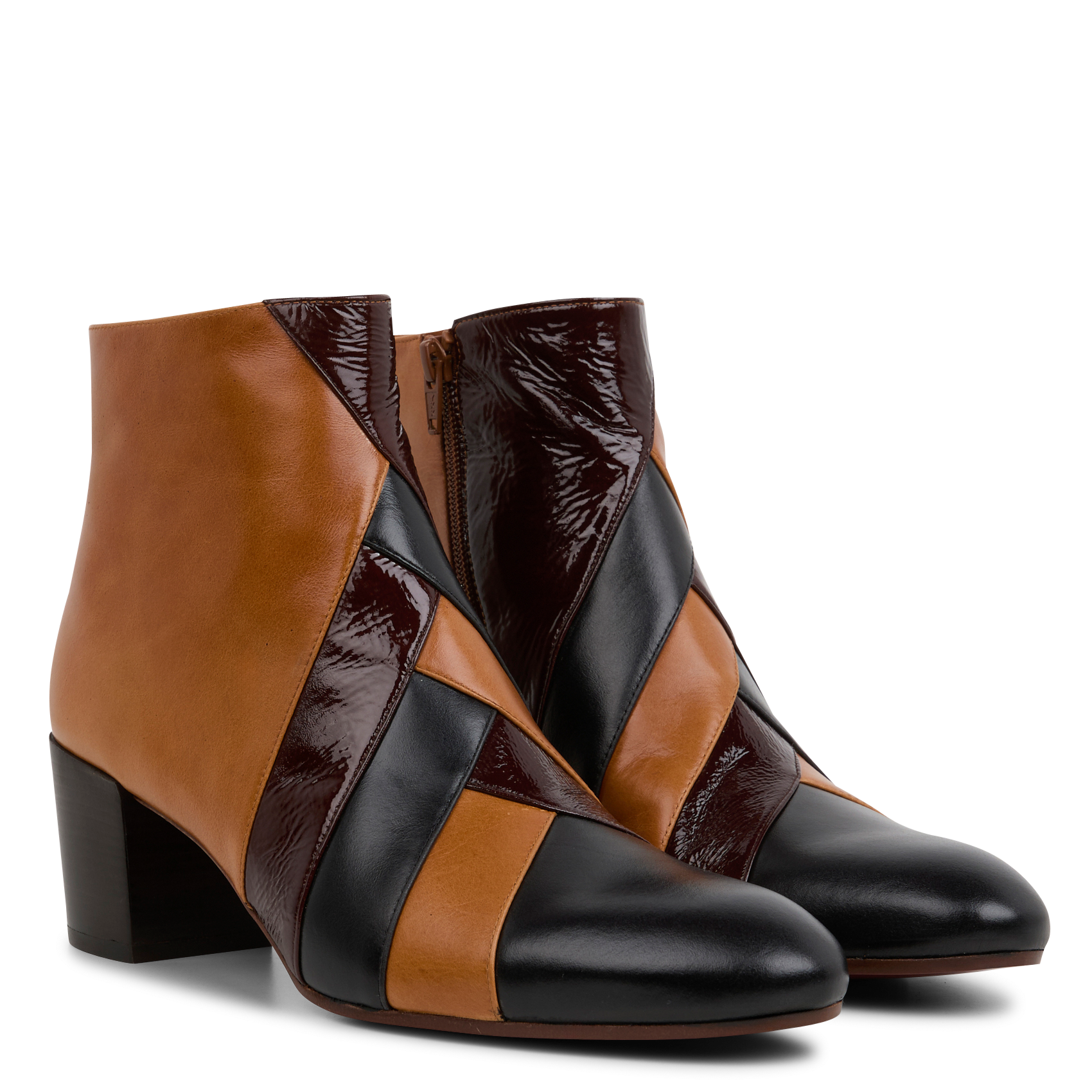 NUSCA - Bottines en cuir | Multicolore