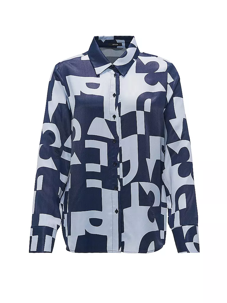 OPUS Bluse FALKINA BOLD dunkelblau