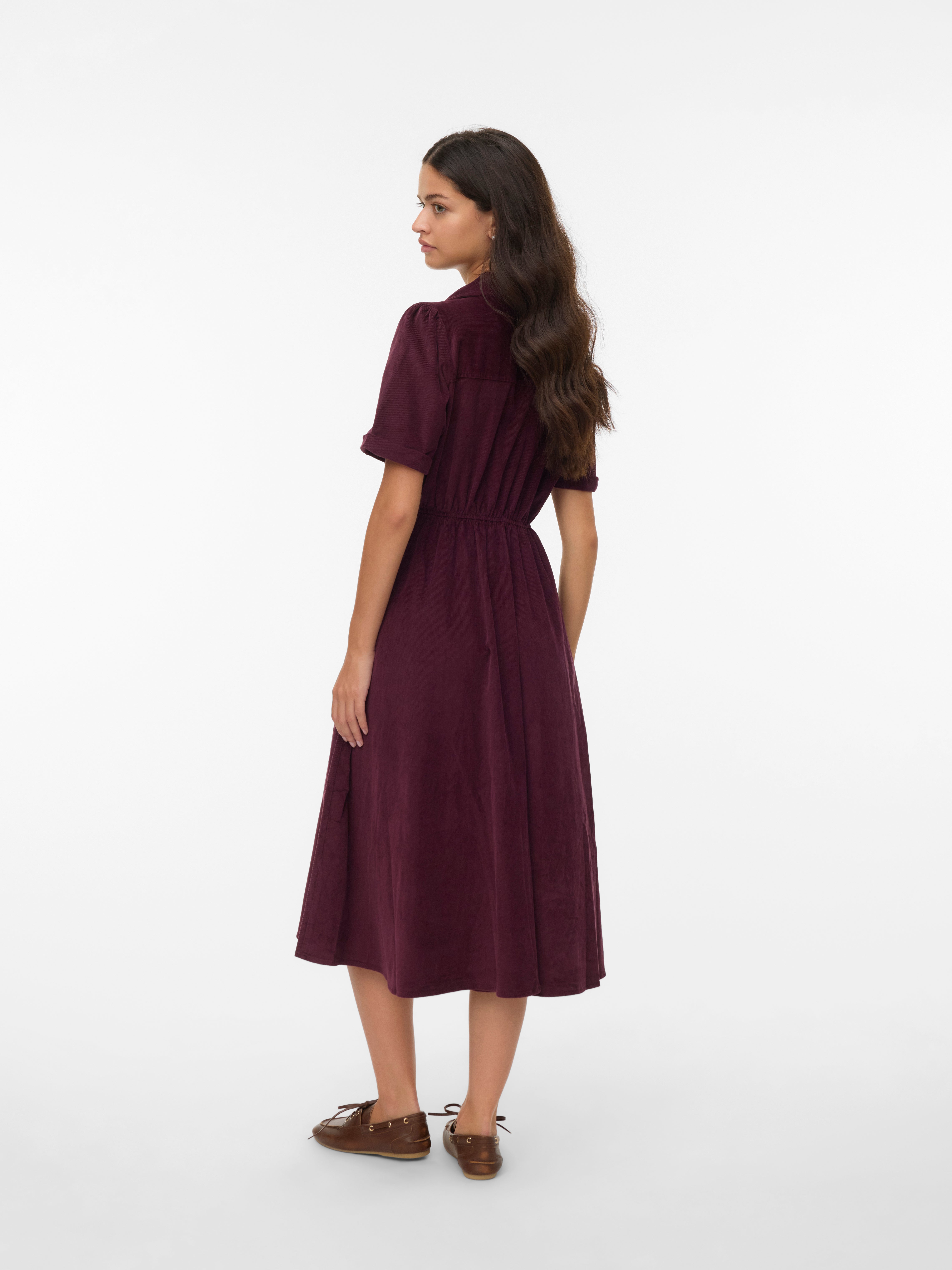 VMRAY Corduroy Midi-jurk
