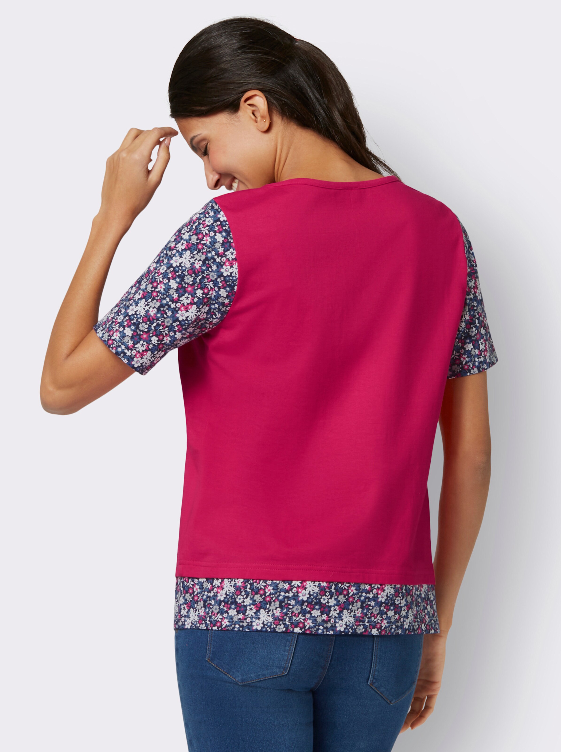 2-in-1-Shirt mit Blümchenmuster