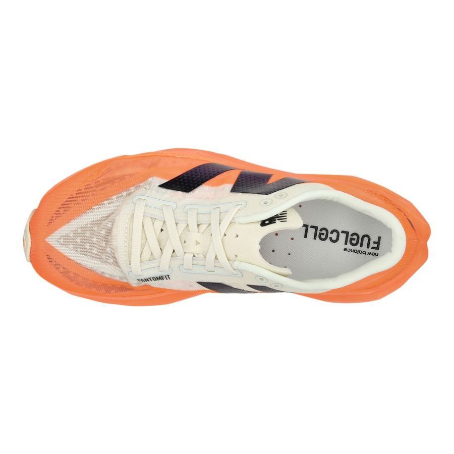 New Balance Chaussures de Running FuelCell Rebel V4 - Hot Mango/Blanc