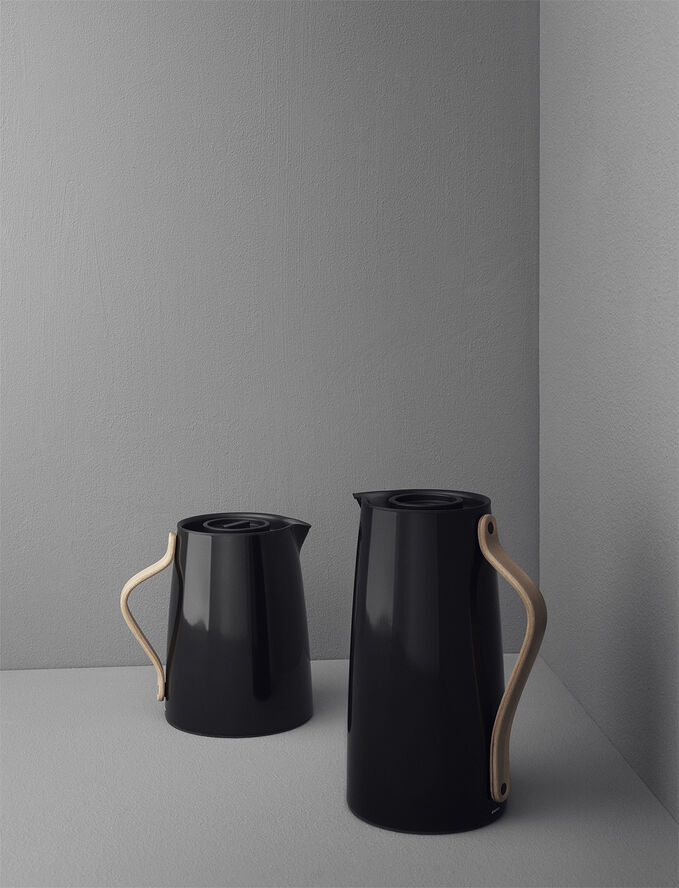 Stelton Emma termokande, te 1 l, black Black