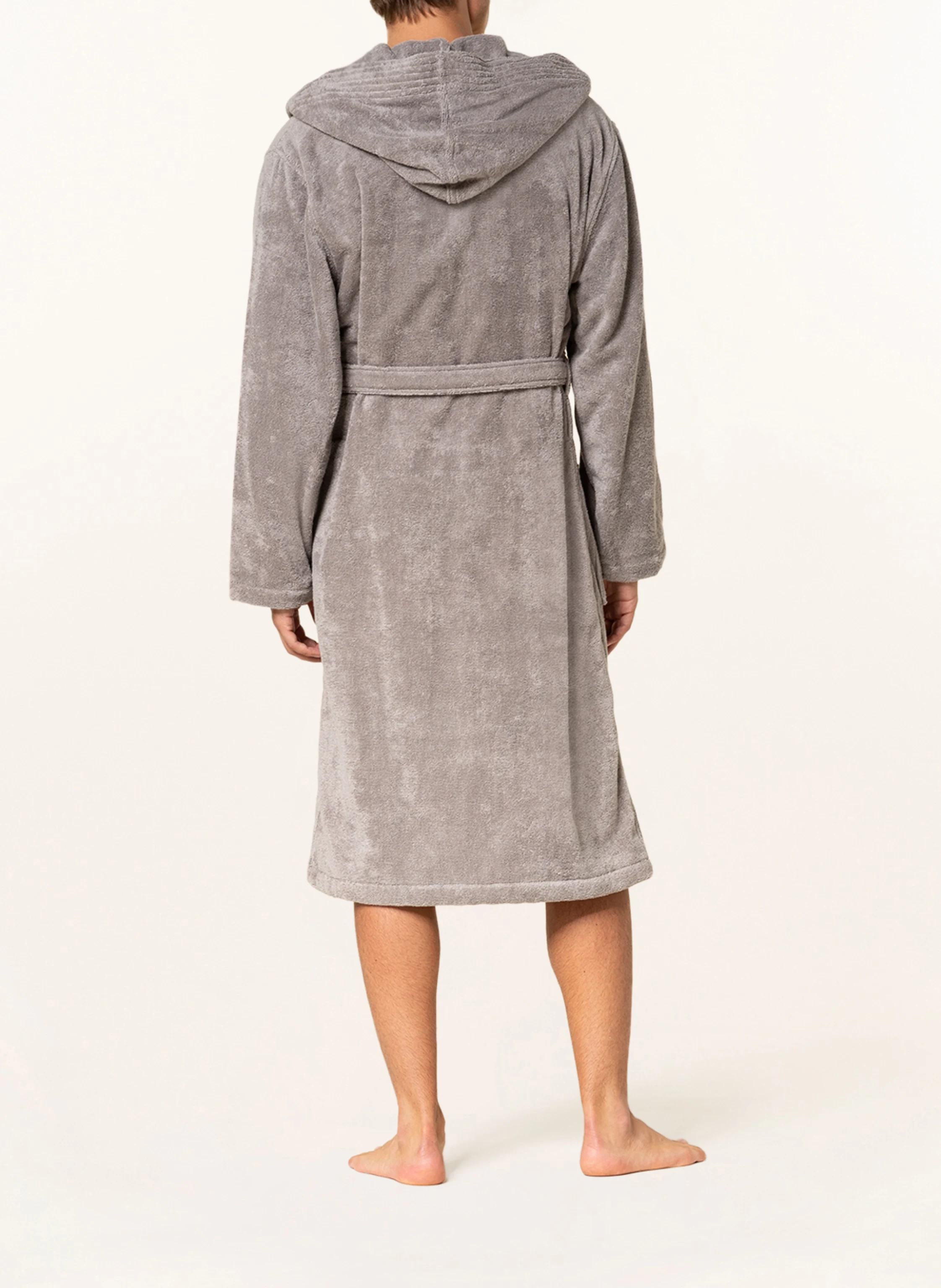 VOSSEN Unisex-Bademantel VEGAN LIFE mit Kapuze