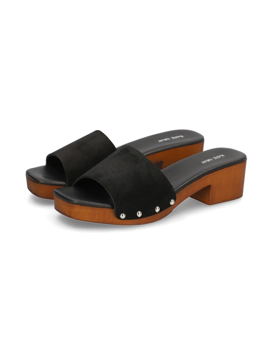 Veloursleder Pantoffel