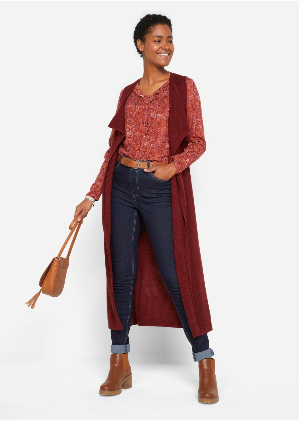Jegging extensible coupe haute avec large taille élastique