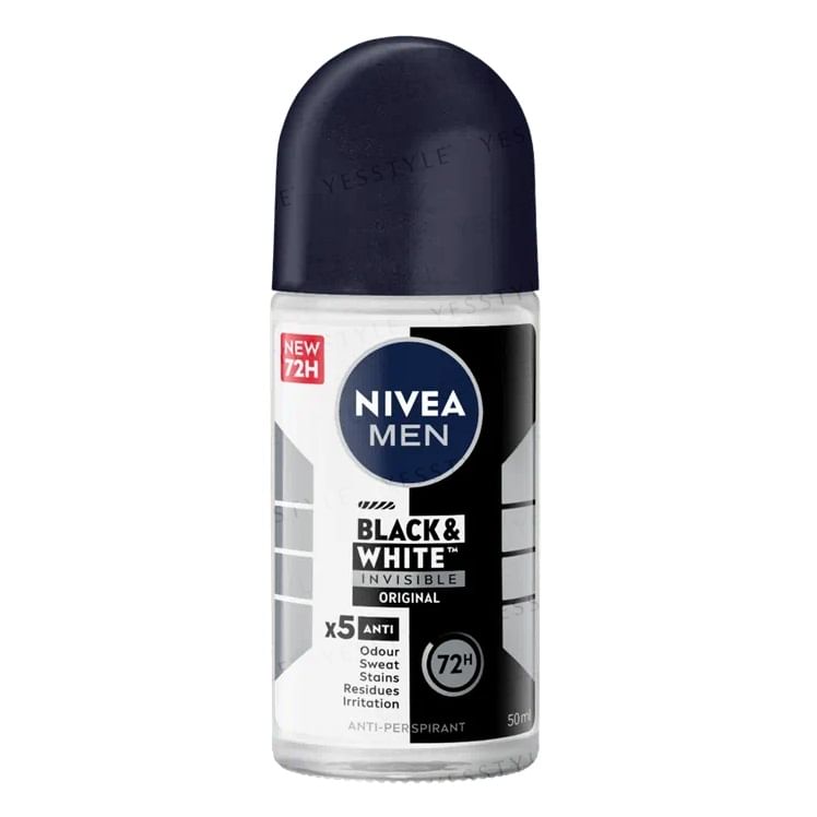 NIVEA - Men Black & White Invisible Roll On 50ml