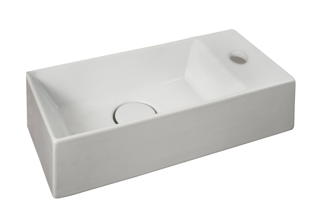 Xenz Rosa fontein 45x20cm wit glans