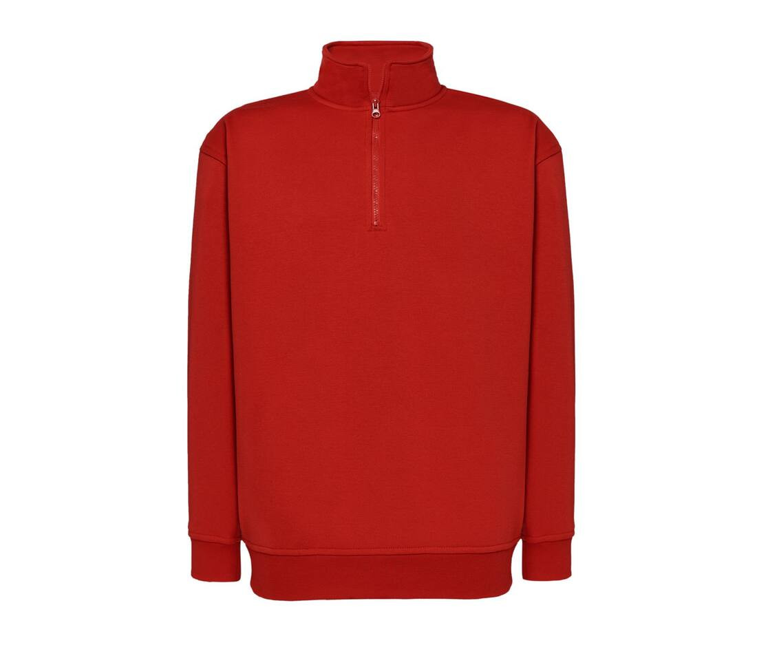 JHK JK298 - Sweatshirt à Col Zippé Confortable et Résistant