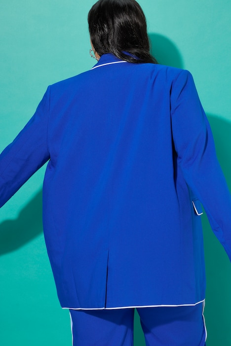 Blazer, Oversize Shape, Piping