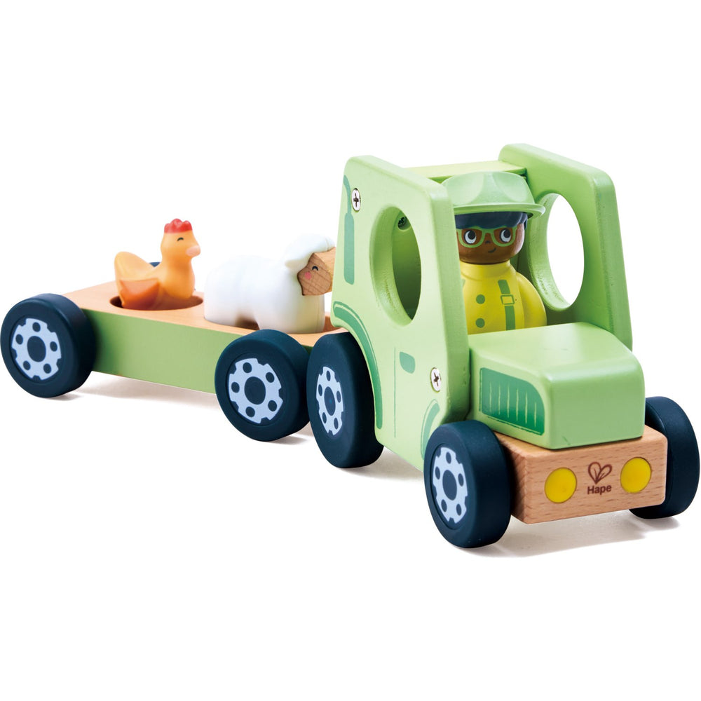 Køb Hape Den Brummende Traktor Med Lyd