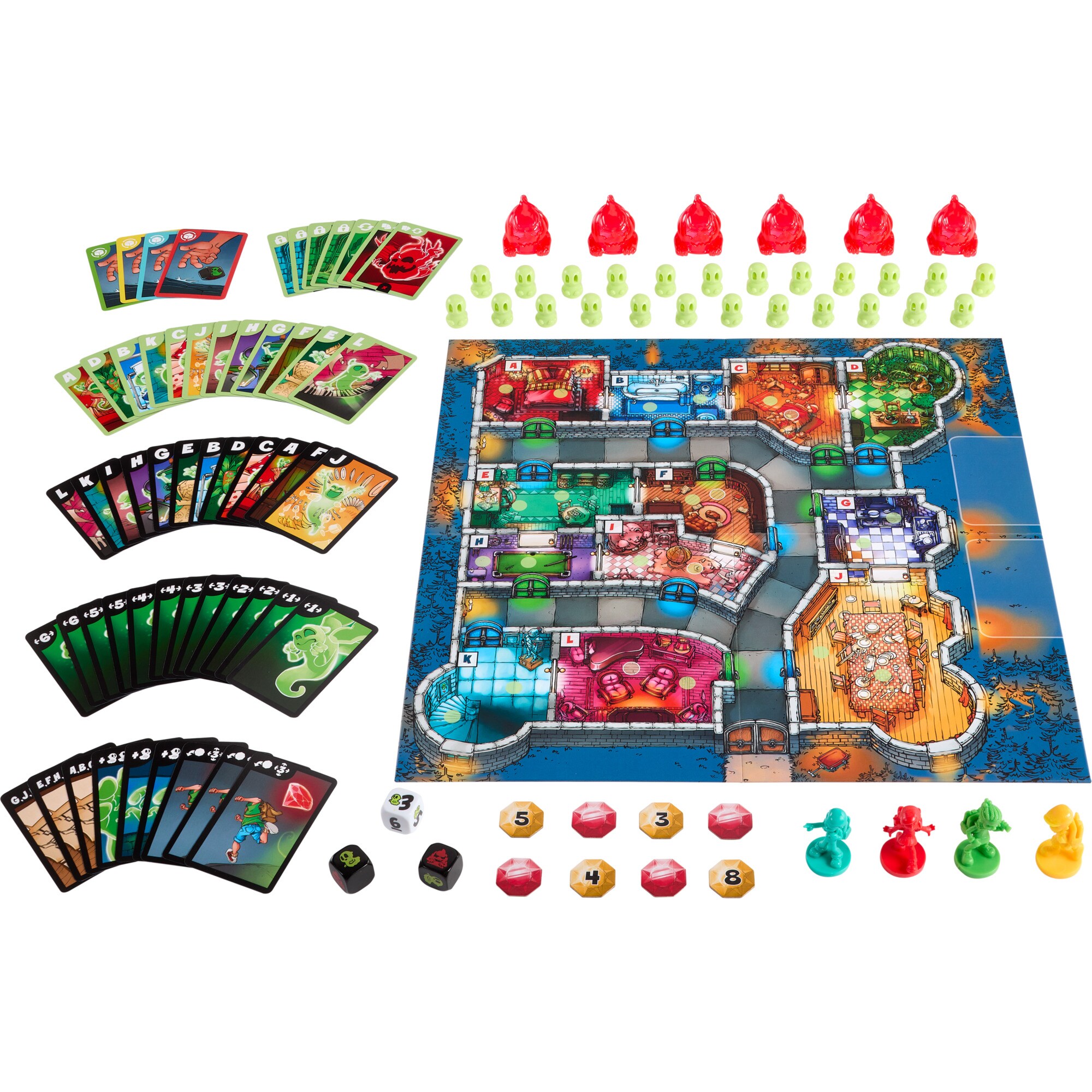 Mattel Brettspiel Geister, Geister, Schatzsuchmeister (Jubiläumsausgabe)