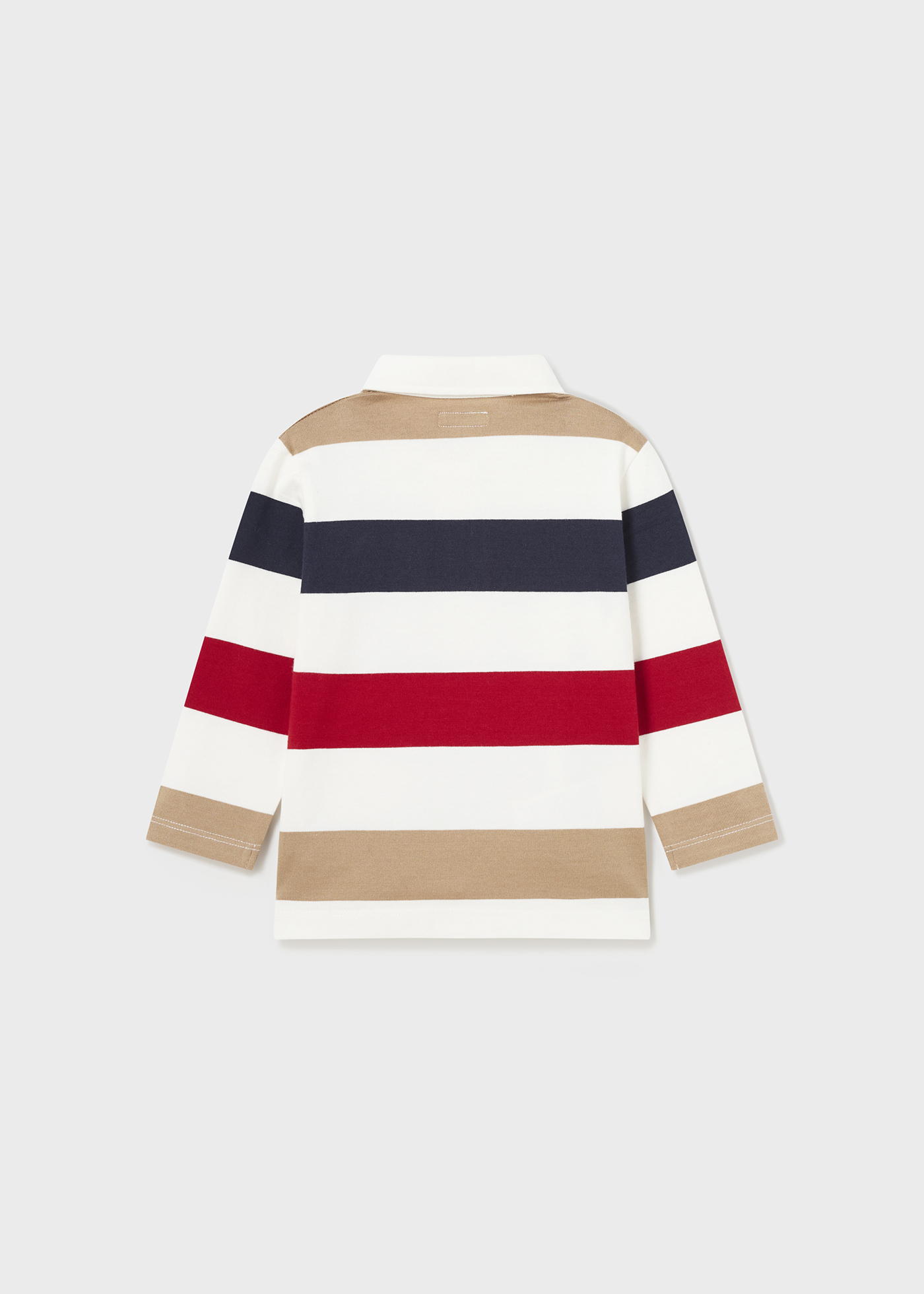 Camisa polo listrada Better Cotton para bebês