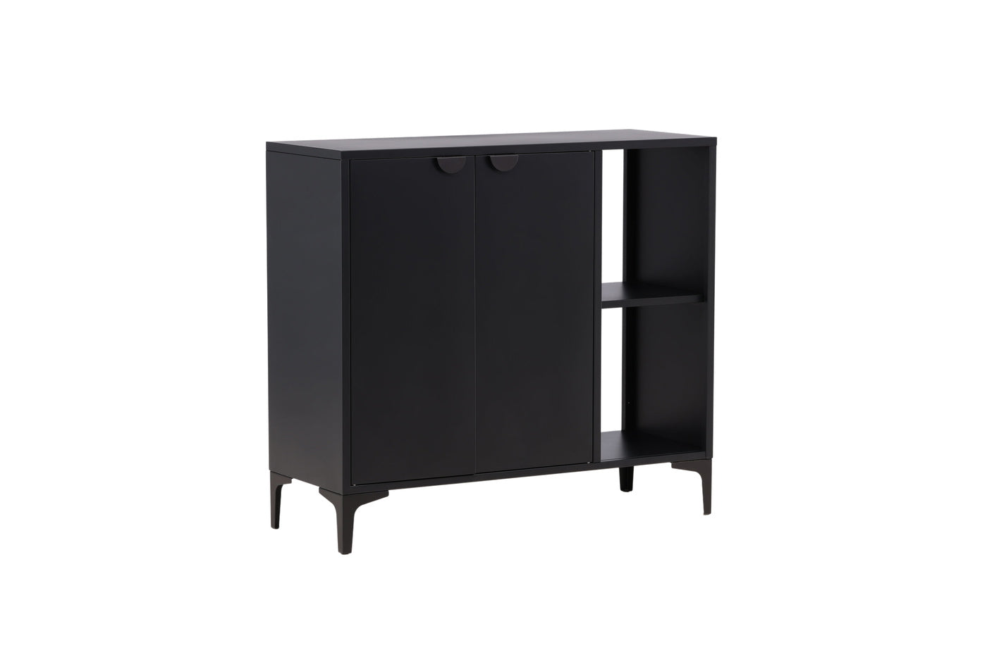 FjÃ´rd - Dressoir Zwart Staal - 110x42x100cm - Piring