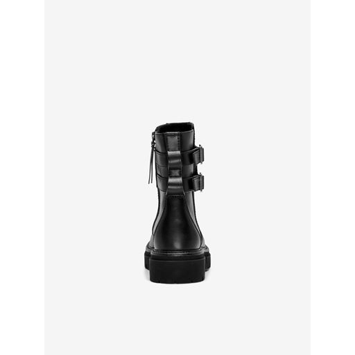 ONLY Trinity-7 Double Buckle Støvler, Black, 38