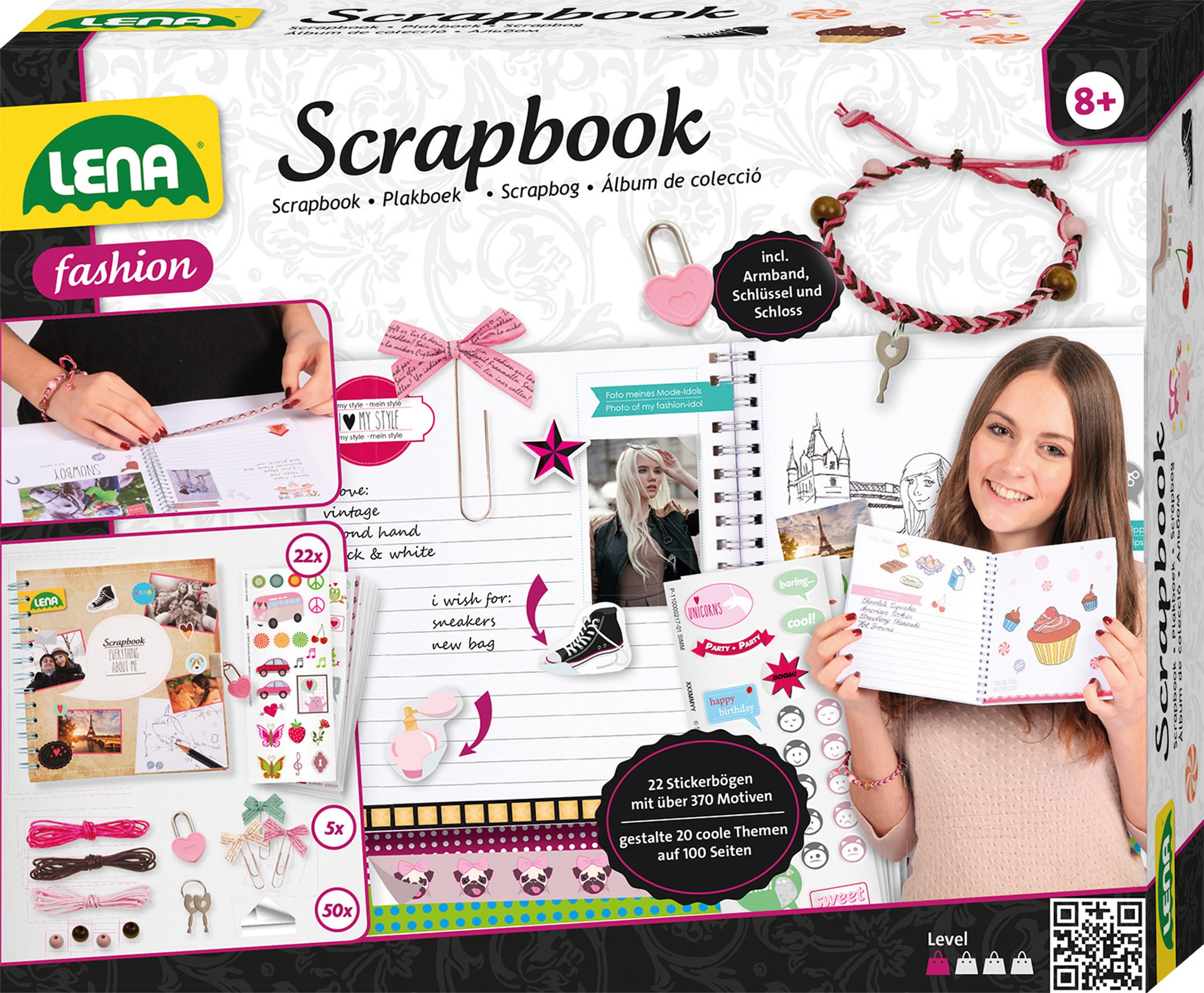 Lena® Kreativset »Scrapbook, gross«