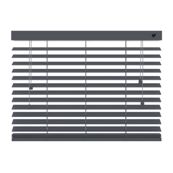 vtwonen houten jaloezie 50 mm basalt (kleurnr. 955) 120x180 cm (bxh)
