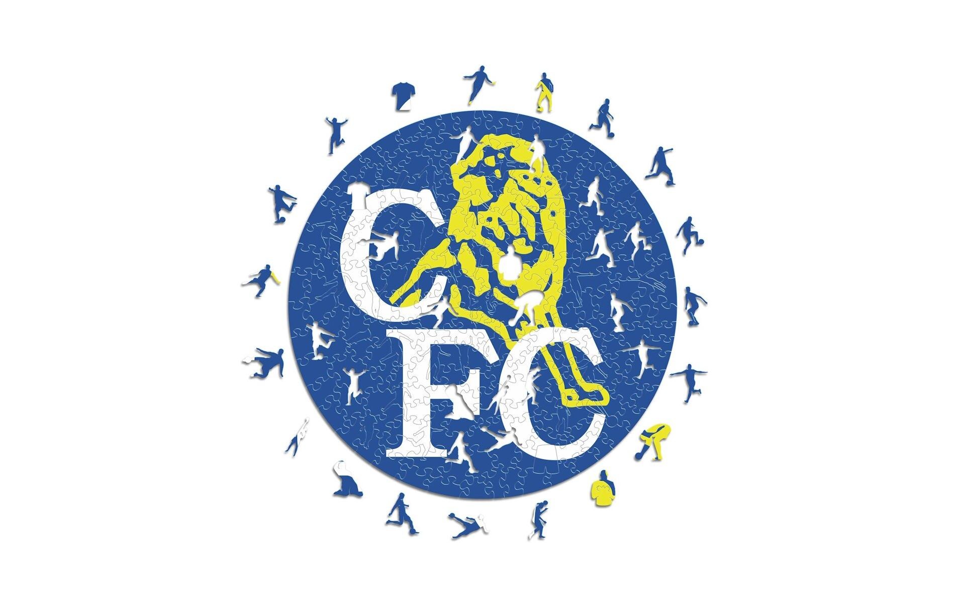 Puzzle »Iconic Chelesea FC – Retro Logo« Holzart: Birke (Herkunftsland: China)