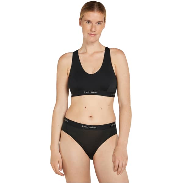 Brassière trail ICEBREAKER W M 125 CL SPRITE RACERBACK BRA BLACK