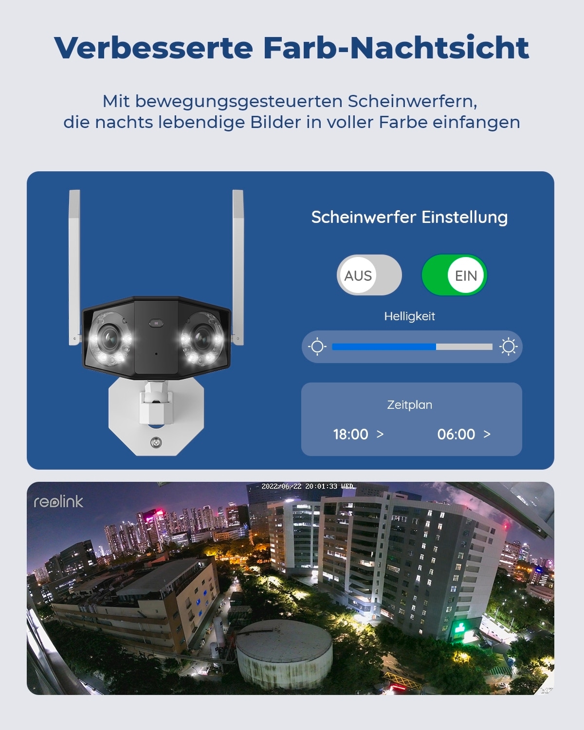 Reolink Überwachungskamera »Duo Series W730 WiFi-Outdoor V2« Aussenbereich