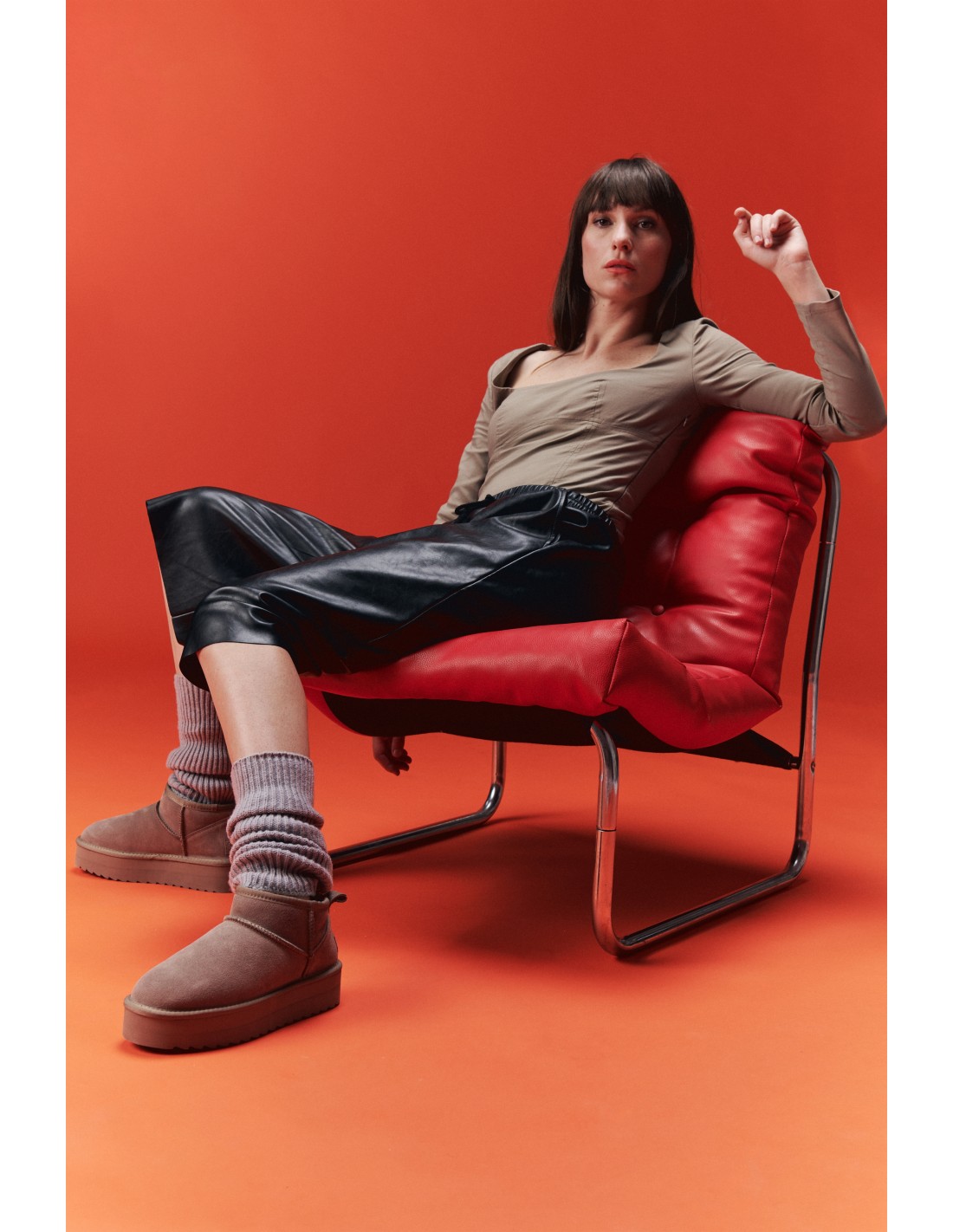 colors of california boots femme platfrom winter boot in suede