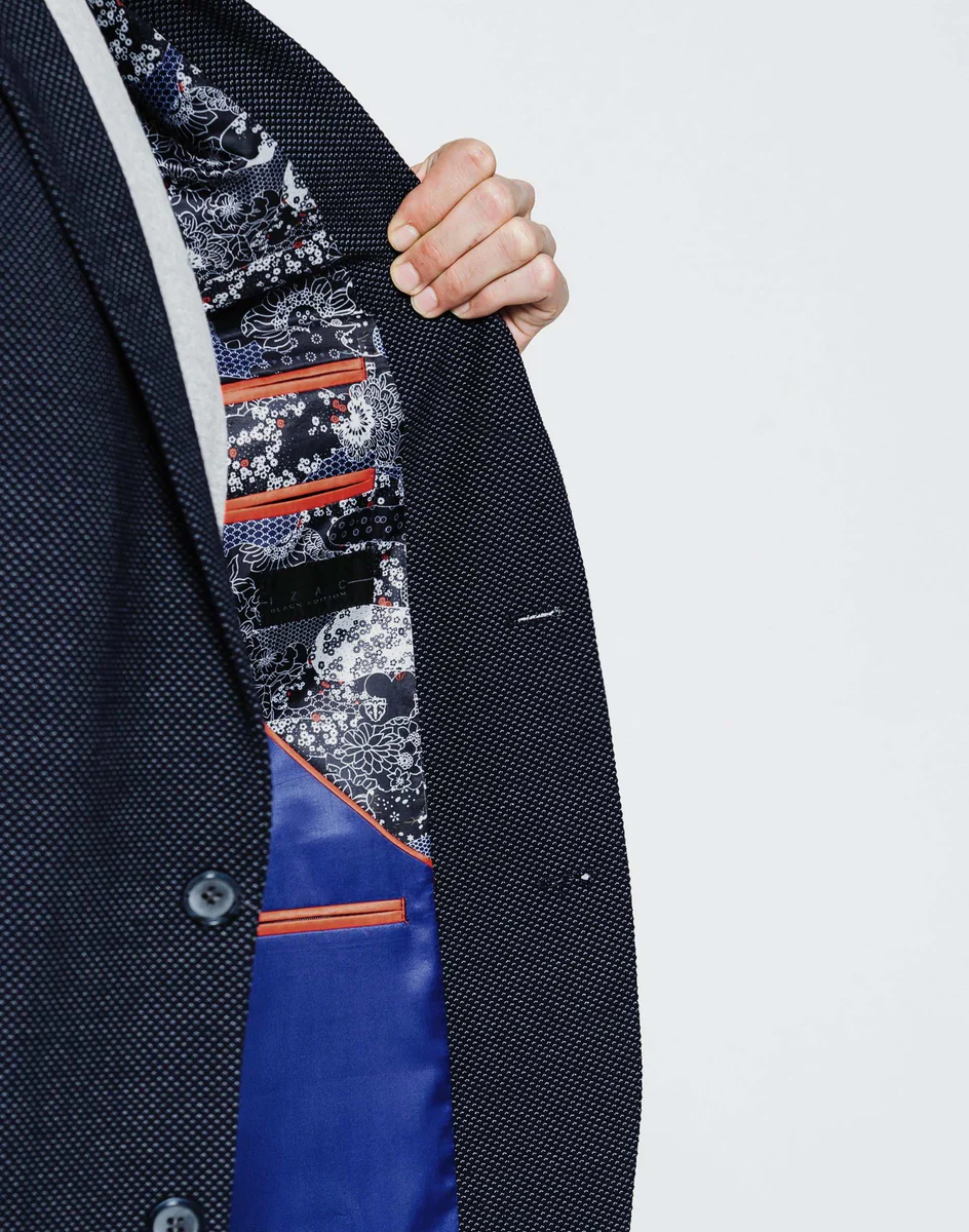 Veste Casual Navy Fantaisie