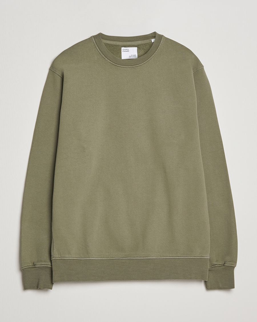 Colorful Standard Classic Organic Crew Neck Sweat Dusty Olive