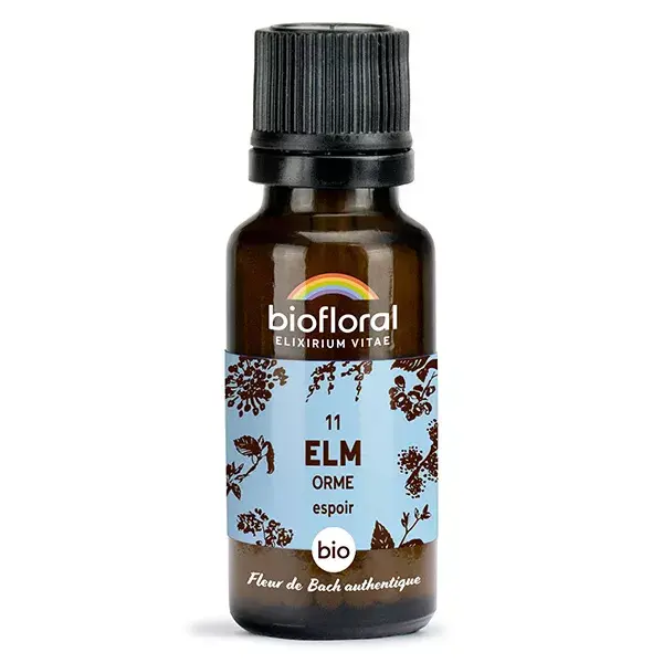 Biofloral 11 Grânulos de Olmo Orgânicos, Florais de Bach, 19,5g