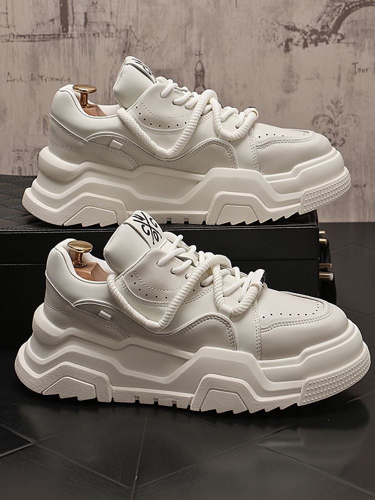 Mr Ozera - Platformsneakers met letters