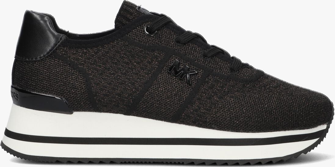 MICHAEL KORS zwarte michael kors lage sneakers monique knit trainer