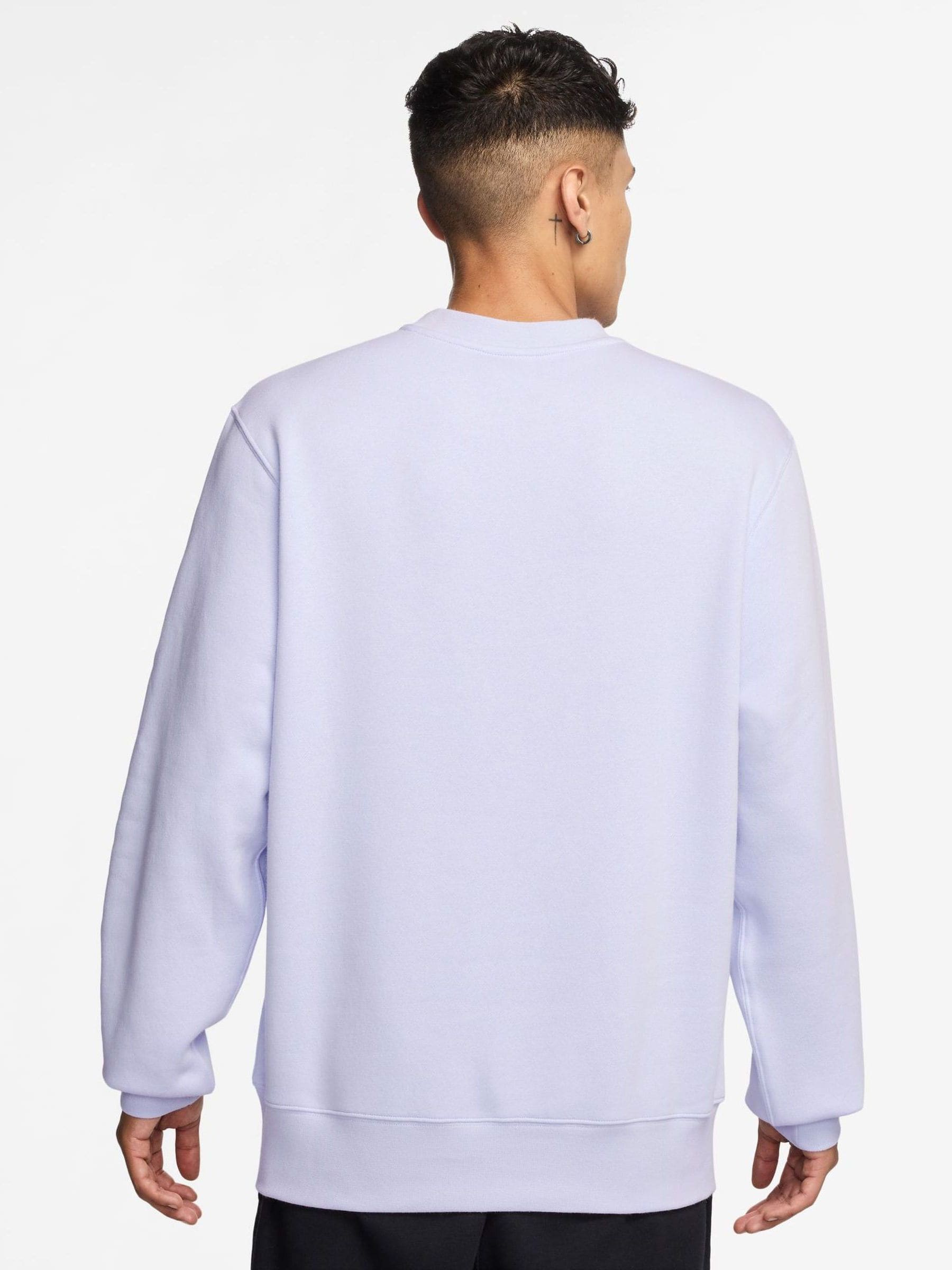 Amethist-paars - Nike Club sweatshirt met ronde hals