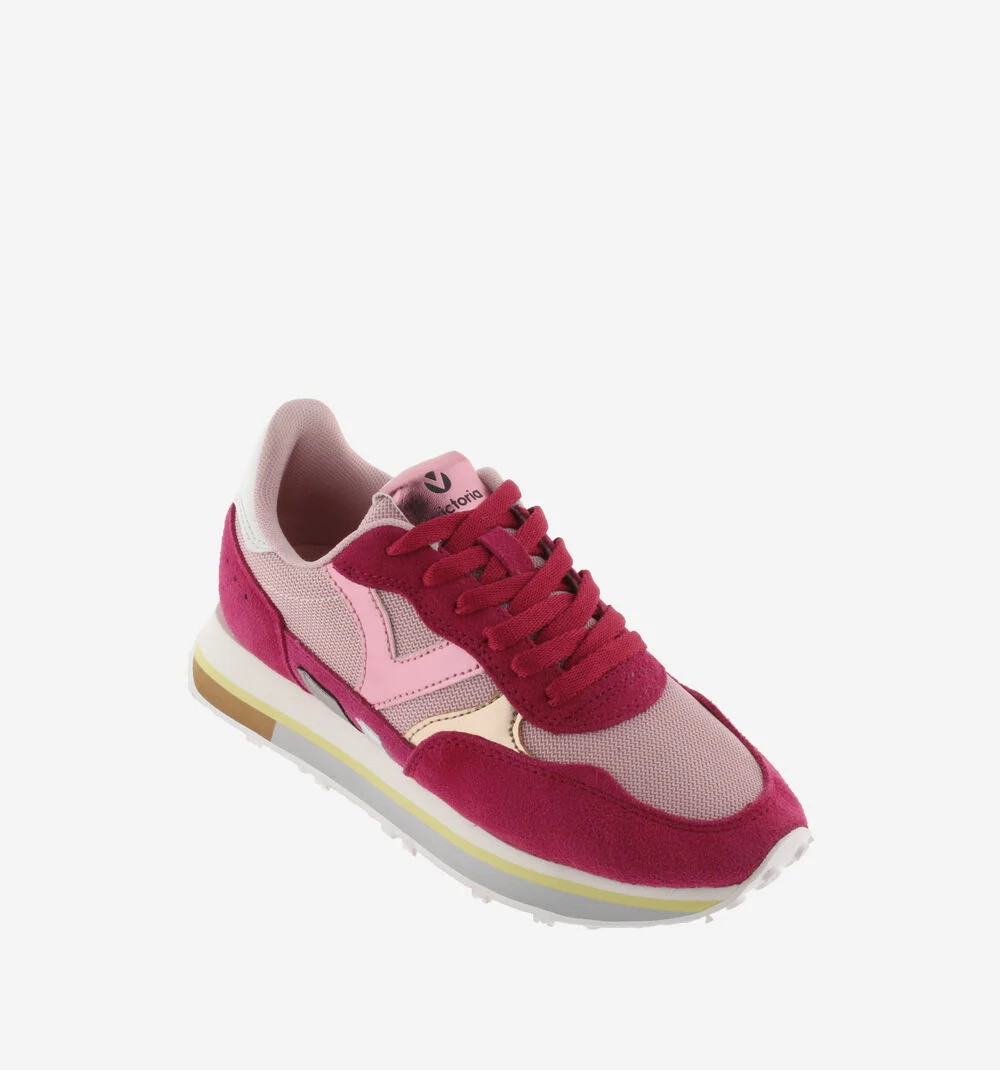 NOVA MESH & CUIR FENDUFUCSIA