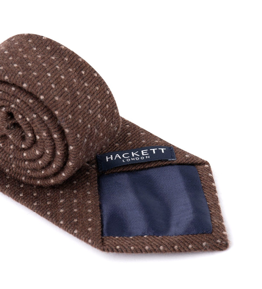 Gravata Hackett Mini Dot Marrom