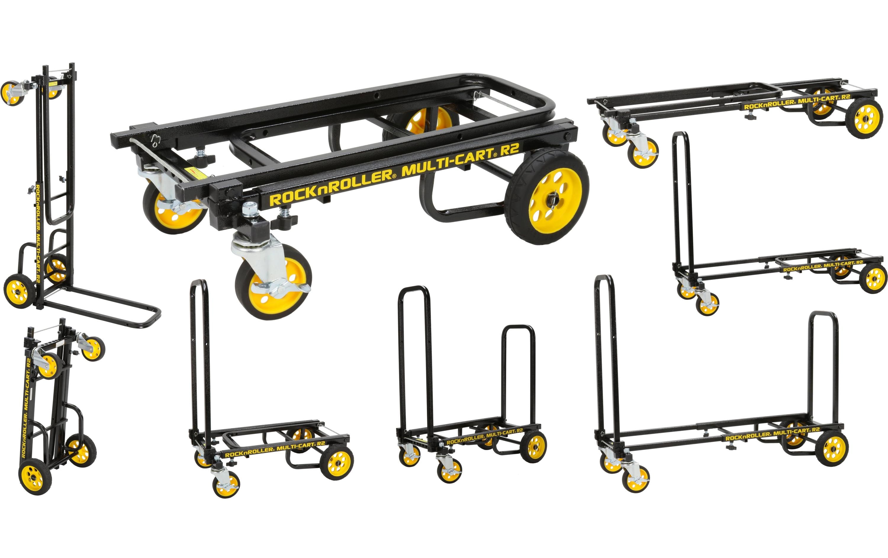 Multifunktionswagen R2RT Tragkraft 158 kg<br>Faltbarer 8-in-1-Multifunktionswagen
