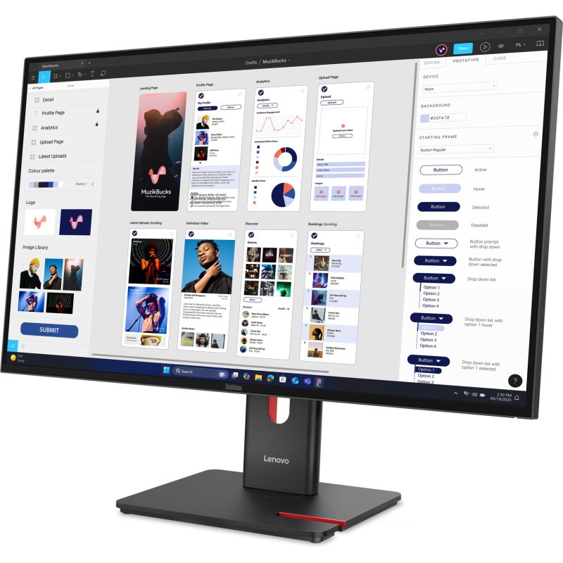 Lenovo ThinkVision T32UD-40 Moniteur