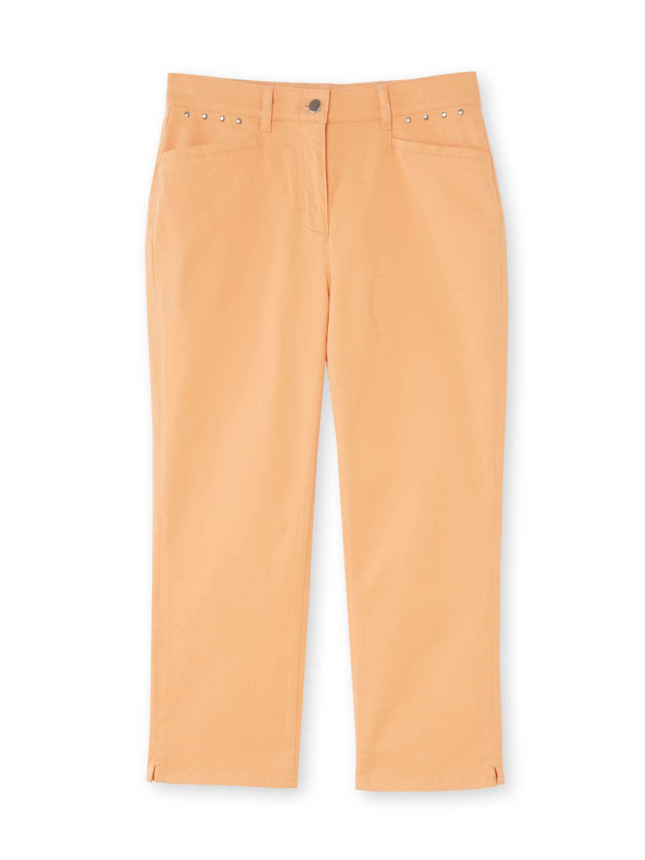 Pantalon corsaire en toile extensible