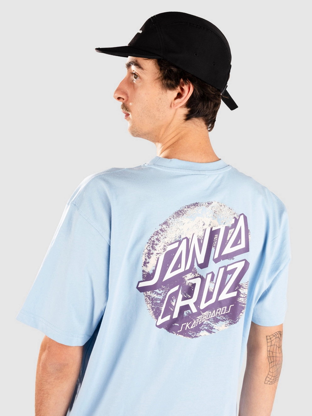 Santa Cruz Wave Breaker Dot T-Shirt fresh blue