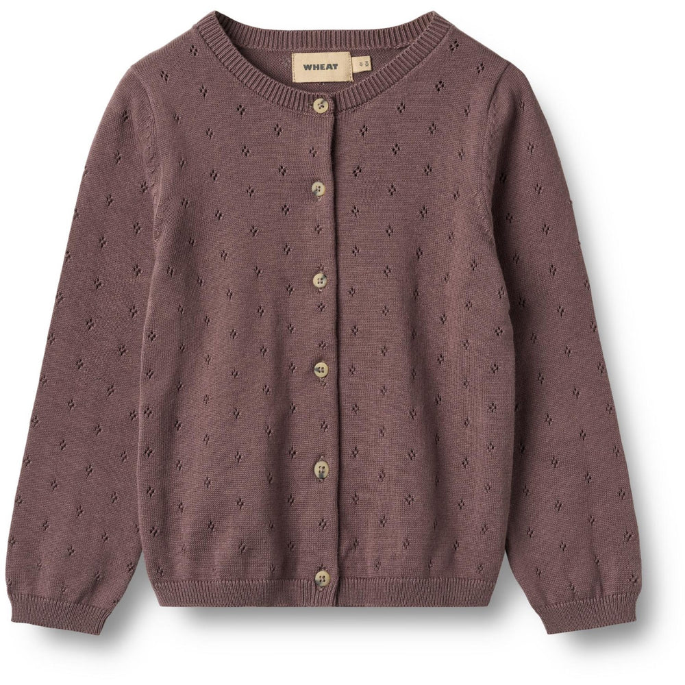 Køb Wheat Plum Strik Cardigan Maia