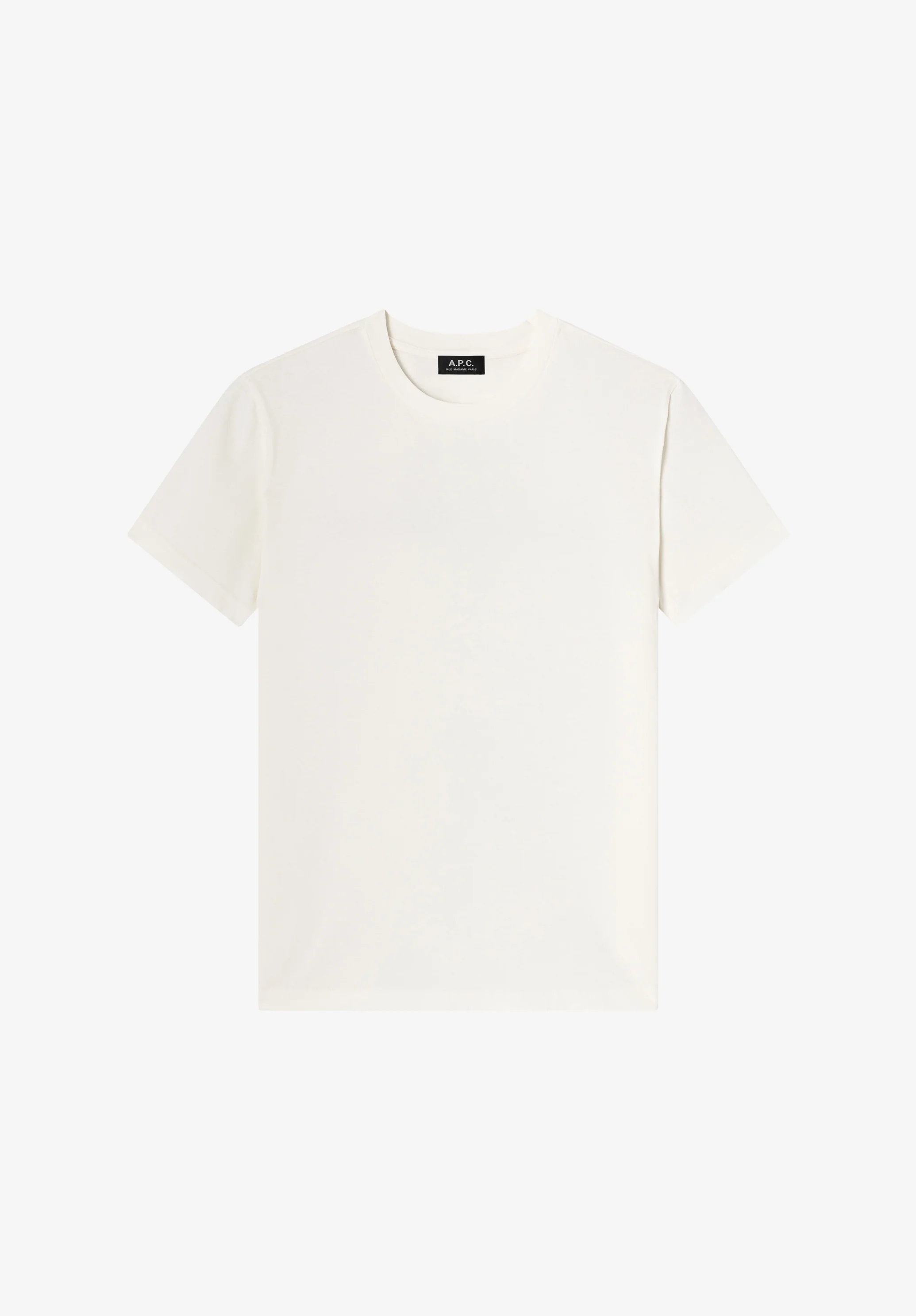 T-Shirt blanc cassé A.P.C. Automne 26 - Blanc casse