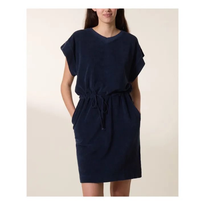Leon & Harper Robe Rei Eponge Coton Bio | Charbon