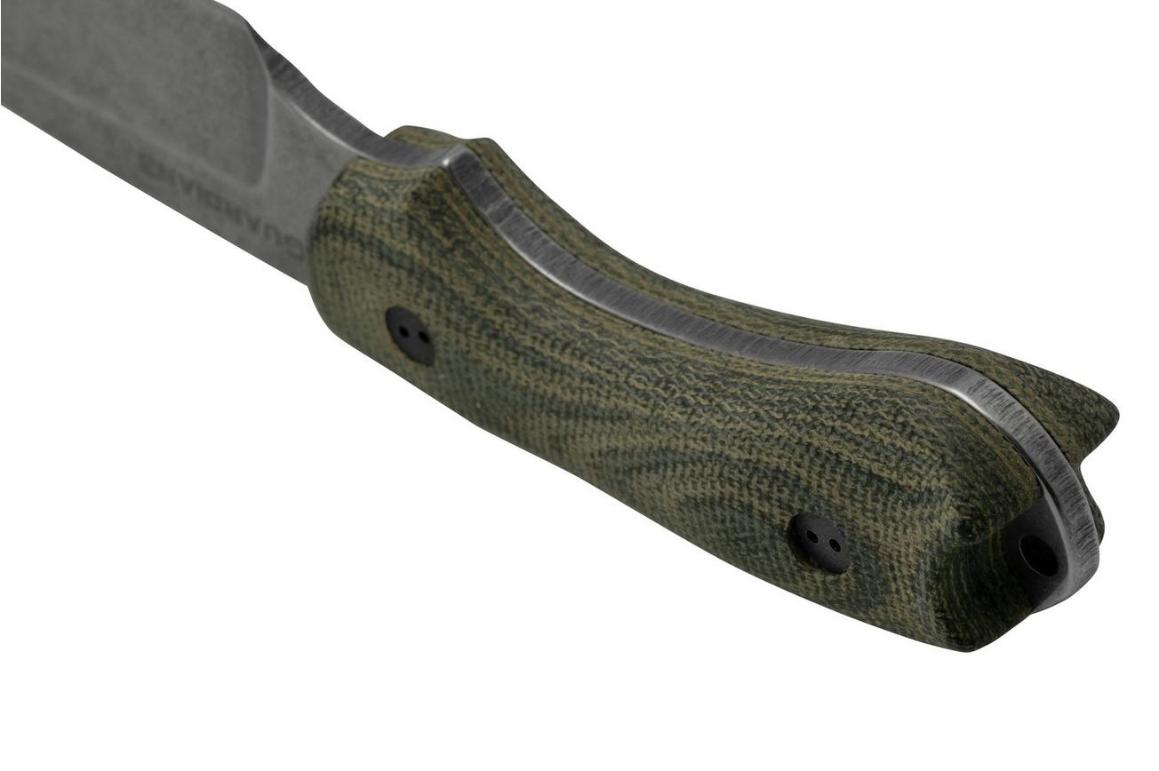 Bradford Knives Guardian 3, 3S-109-MC, 3D Camo Micarta, CPM-Magnacut, Sabre Grind, Stonewash Finish, vaststaand mes