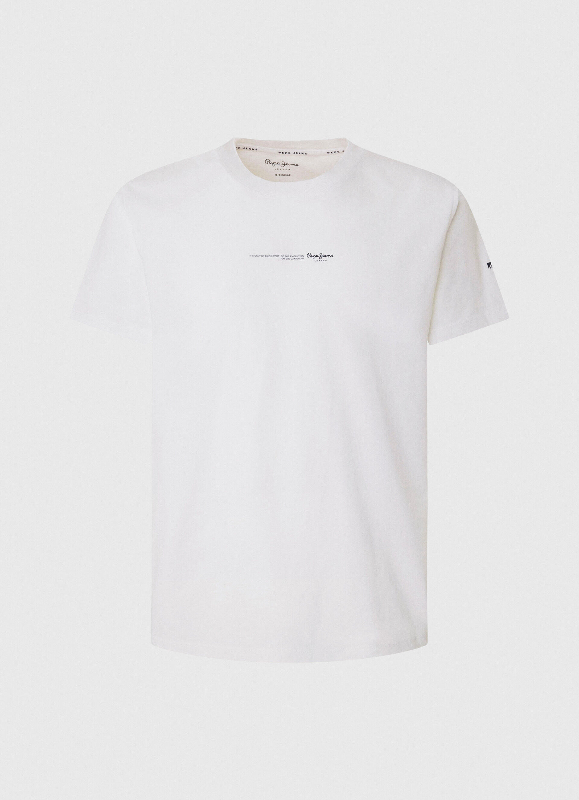 CAMISETA COM LOGOTIPO ESTAMPADO - branca