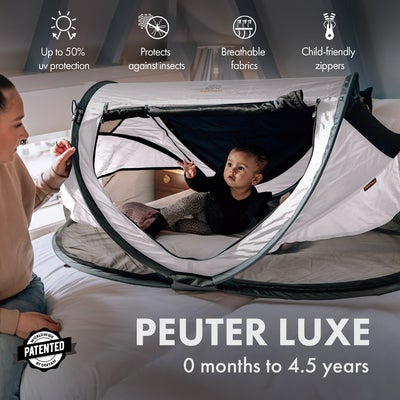 Deryan UV-Telt med Madrass Barn, Luxe Cream