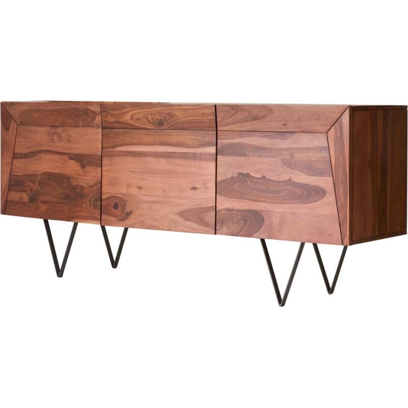 Buffet en palissandre massif L 175 cm Metric