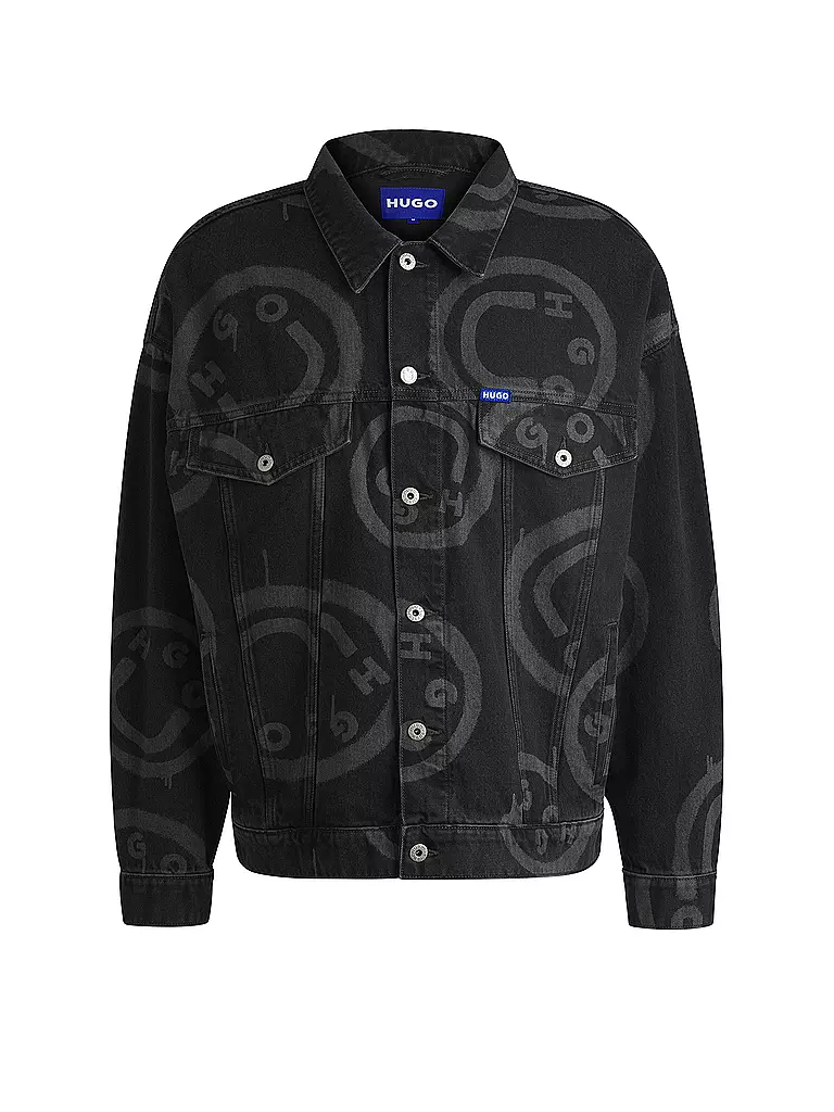 HUGO Jeansjacke WES schwarz