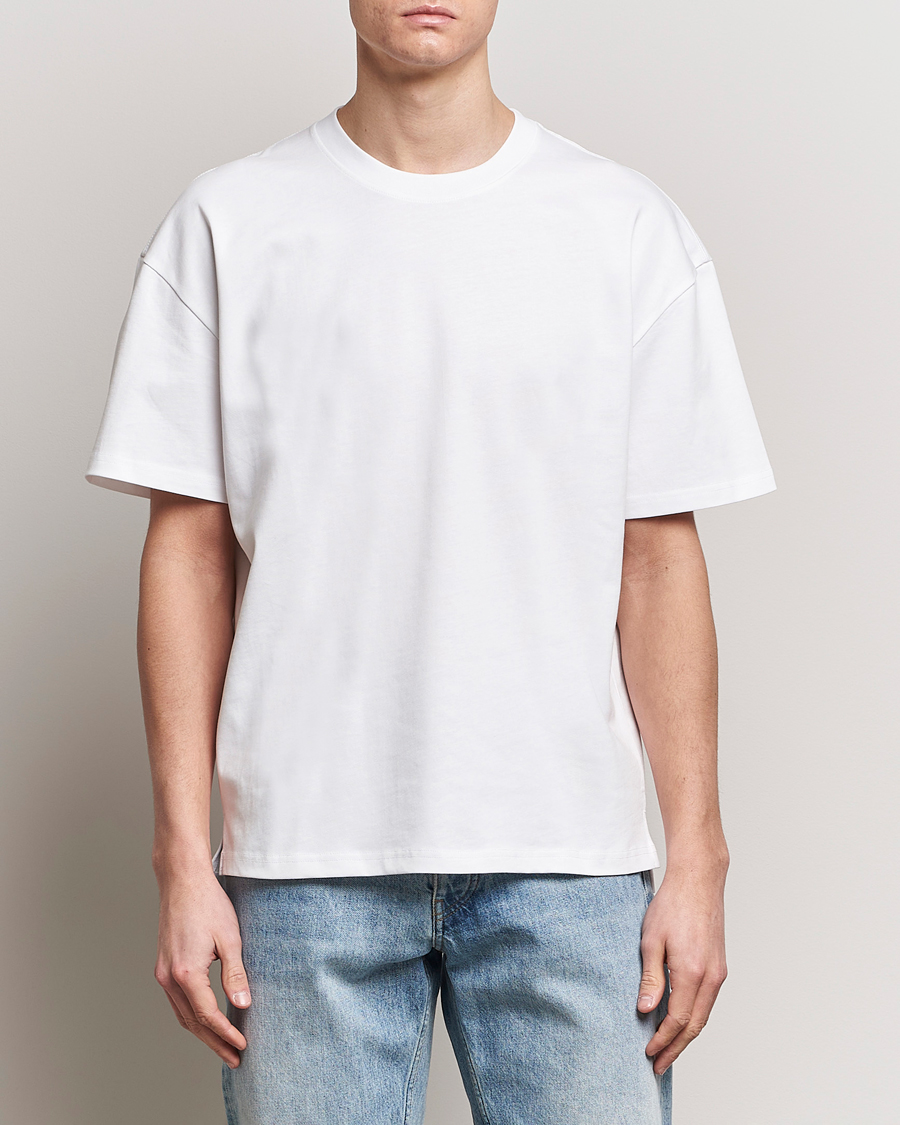 Bread & Boxers Textured Heavy Crew Neck T-Shirt White